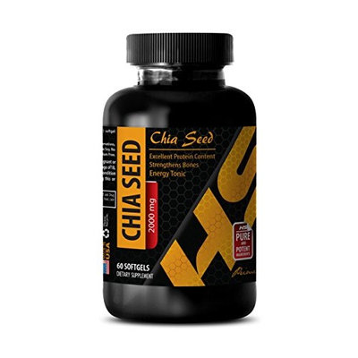 Brain health - CHIA SEED OIL EXTRACT - Chia seed oil for skin - 1 Bottle 60 Softgels