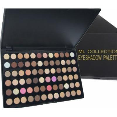 Ml Collection NEW!!! Get All in One 72 Colors Eye Shadow Palette Nude Warm Neutral + FREE 5 Piece Mini Goat Brush Set.