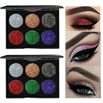 Fashion Matte Eyeshadow Cosmetic Makeup Shimmer Glitter Eye Shadow Powder Palette Saingace
