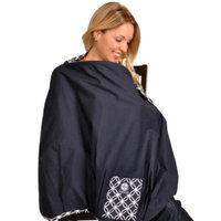 Balboa Baby Nursing Cover in Navy/White