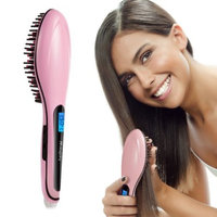 Magicfly Hair Straightener - Pro Detangling Anion Hair Care Brush Electric Hair Straightening Comb, Instant Magic Silky