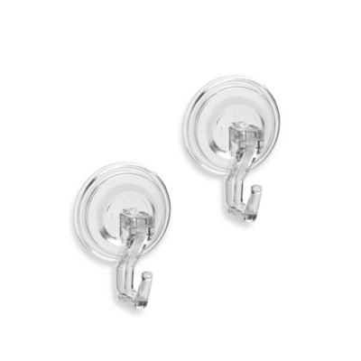 InterDesign Small 2-Pack Power Lock Suction Hooks