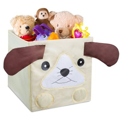 Handy Laundry Kids Foldable Cube Storage Bins - Puppy