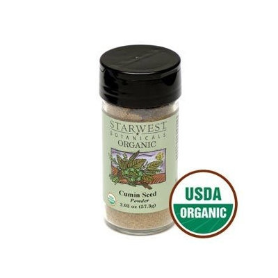 Starwest Botanicals Organic Cumin Seed Powder Jar