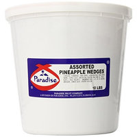 Paradise Pineapple Wedges, Asst Colors, 10 Pound Tub