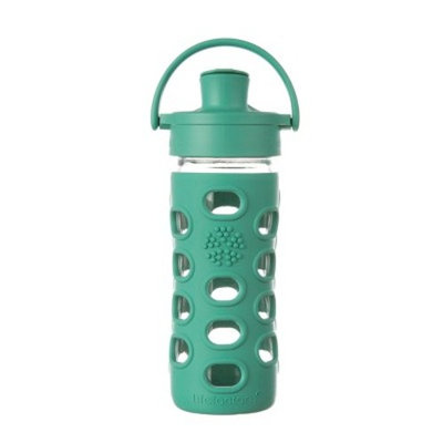 Lifefactory® 12oz Glass Active Flip Cap Water Bottle - Kale