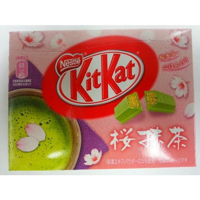 Japanese Kit Kat Green Tea Sakura Mini 12.3 G