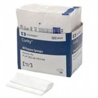 Curity All Purpose Sponges, 4 x 4 Inch, 4-Ply, Sterile-Case of 1200