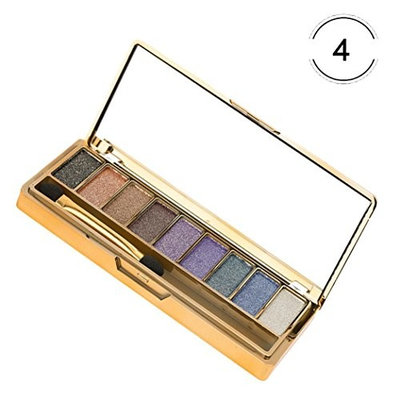 9 Colors Shimmer Eyeshadow Pulison(TM) Eye Shadow Palette & Makeup Cosmetic Brush Set