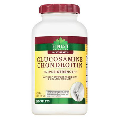 Finest Nutrition Glucosamine Chondroitin Caplets Triple Strength - 240 ea