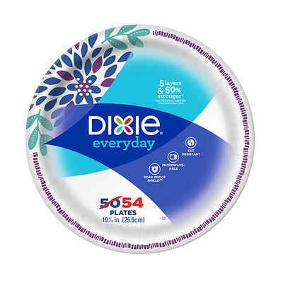 Dixie Everyday Family Pack Plates 10.125 inch - 54 ea