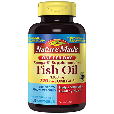 Nature Made Fish Oil 1200 mg Softgels - 100 ea