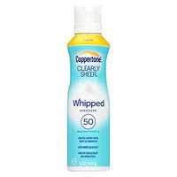 Coppertone Clearly Sheer Whipped Sunscreen Spf 50 5 oz