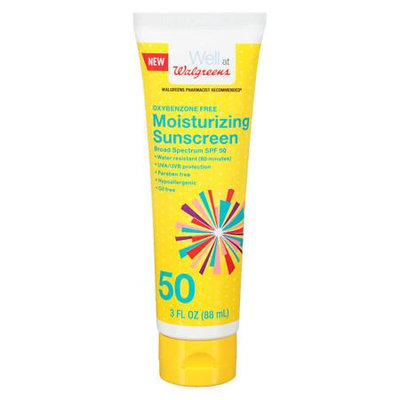Walgreens Sunscreen Moisturizing Lotion SPF 50 Tube - 3 oz.