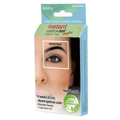 Innovative Beauty Products, L.l.c. Innovative Beauty Products 1402 Instant Eyebrow Tint Botanicals Singles - Natural Black