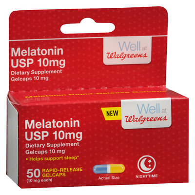 Walgreens Melatonin Quick Gels - 50 ea