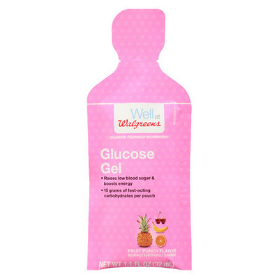 Walgreens Glucose Gel Fruit Punch - 1.1 oz.