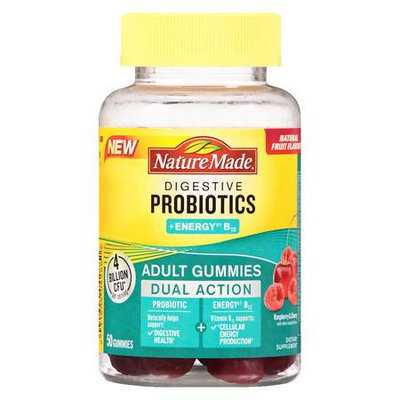Nature Made Digestive Probiotic + Energy B12 Gummies - 50ct