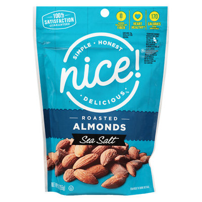 N'ice Nice! Roasted Salted Almonds - 9 oz.