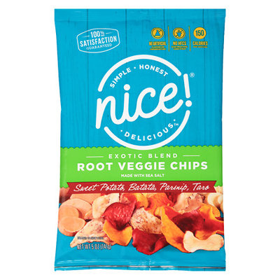 N'ice Nice! Exotic Blend Root Vegetable Chips - 5 oz.