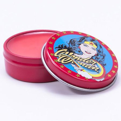 Wonder Woman LIP BALM TIN-Strawberry Empower-Mint - 0.46 oz.