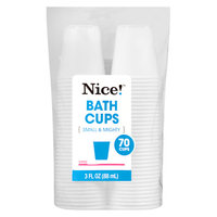 N'ice Nice! Bath Cups 3 oz - 70 ea