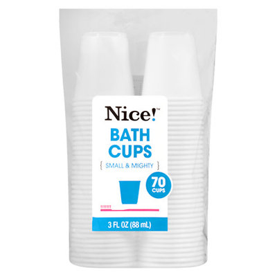 N'ice Nice! Bath Cups 3 oz - 70 ea