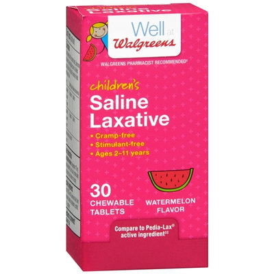 Walgreens Children's Saline Laxative Chews Watermelon - 30 ea