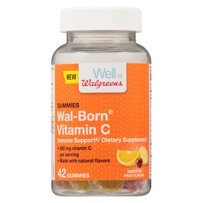 Walgreens Wal-Born Vitamin C Gummies Fruit - 42 ea