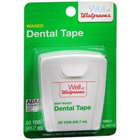 Walgreens Dental Tape, Waxed, Mint, 50 yd