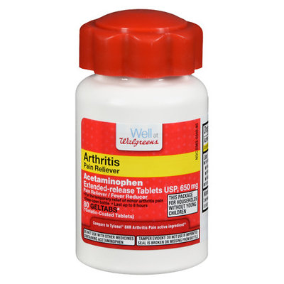 Walgreens Arthritis 650 mg Geltabs - 80 ea