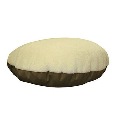 Majestic Pet Products, Inc. Majestic Pet 788995662556 52 in. Extra Large Round Pet Bed KhakiFaux Sheepskin