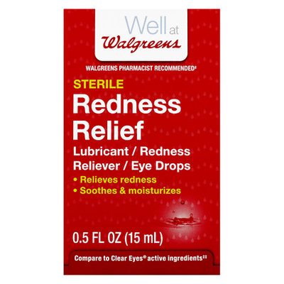 Walgreens Redness Relief Eye Drops - 0.5 oz.