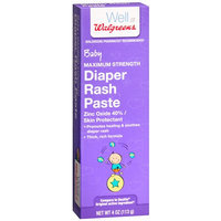 Walgreens Baby Diaper Rash Paste, 4 oz