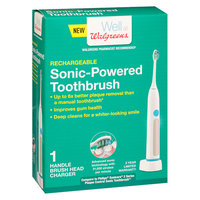 Walgreens Sonic Handle Powered Toothbrush - 1 ea