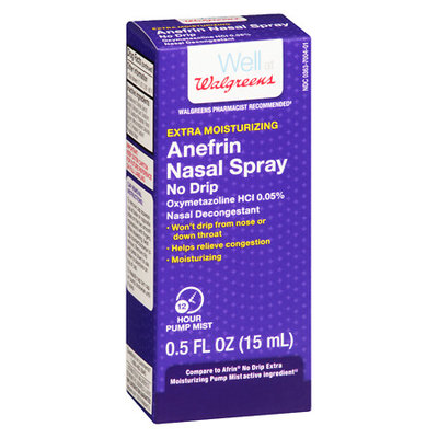 Walgreens Anefrin Nasal Spray Extra Moisturizing No Drip - 0.5 oz.