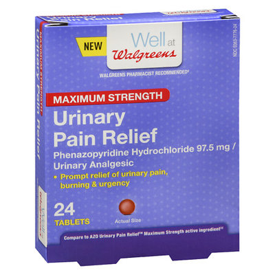 Walgreens Urinary Pain Relief Maximum Strength Tablets - 24 ea
