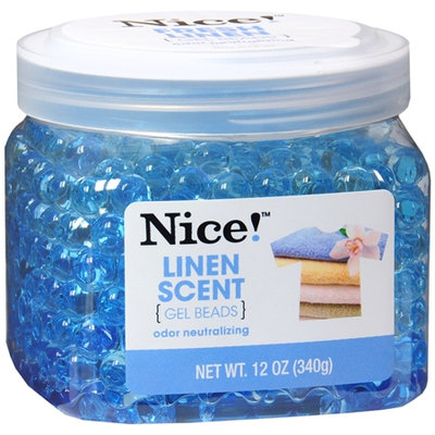 N'ice Nice! Odor Neutralizing Gel Beads Linen Scent - 12 oz.