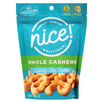N'ice Nice! Whole Cashews Roasted - 8.5 oz.