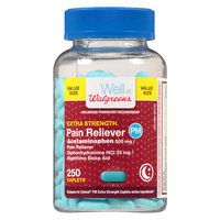 Walgreens Pain Reliever PM Extra Strength Capsules - 250 ea
