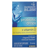 Mommy's Bliss Probiotic Drops With Vitamin D - 0.34 oz.