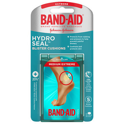 Band-Aid Brand Hydro Seal Bandages Blister Cushion, Medium Extreme 5 Count