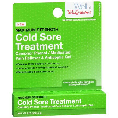 Walgreens Cold Sore Treatment Gel - 0.23 fl oz