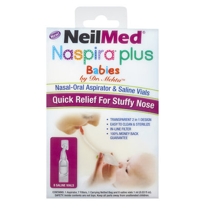 NeilMed Naspira Plus Nasal Oral Aspirator