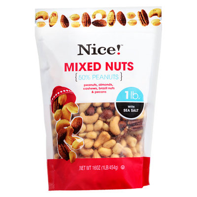 N'ice Nice! Mixed Nuts 50% Peanuts Sea Salt - 16 oz.