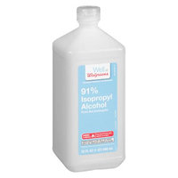 Walgreens Isopropyl Alcohol 91% - 32 oz.