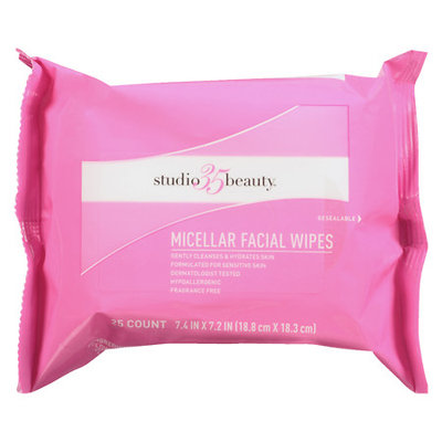 Studio 35 Micellar Water Facial Wipes - 25 ea