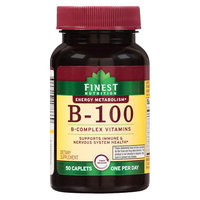 Finest Nutrition B 100 Caplets Time Released - 50 ea