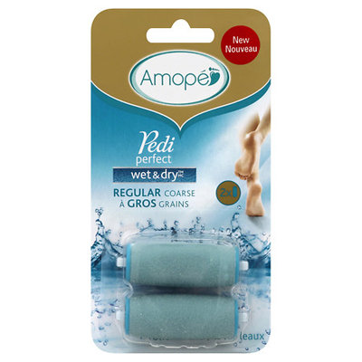 Amope Pedi Perfect Wet & Dry Electronic Rechargeable Foot File - Regular Coarse