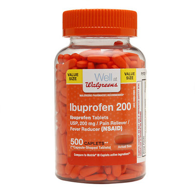 Walgreens Ibuprofen 200 mg Caplets - 500 ea